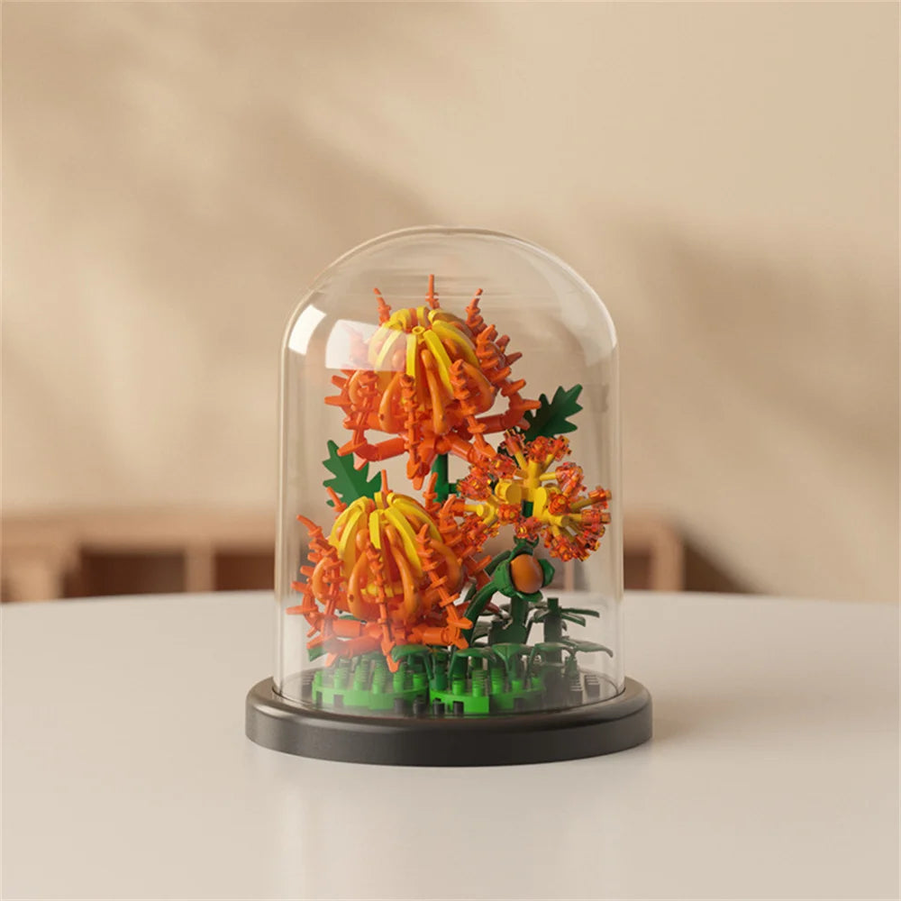 Wieczny kwiat w szkle jako prezent – dekoracja do sypialni lub salonu